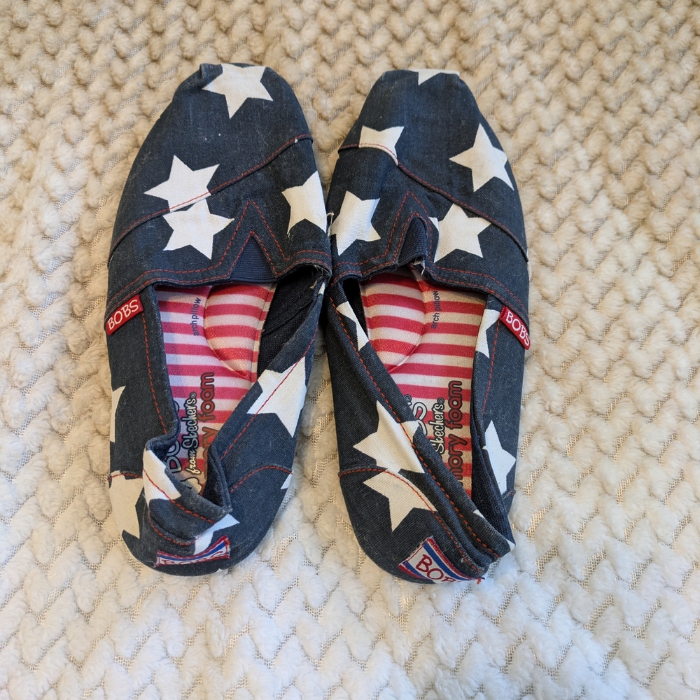 Womens Bobs Skechers Americana Flats Size 6
